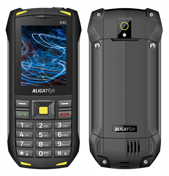 ALIGATOR R40BY eXtreme mobilní telefon černo-žlut