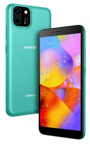 ALIGATOR S5550GN mobilní telefon Duo 16GB zelený