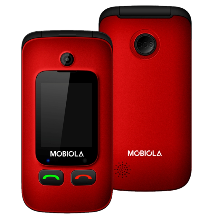 MOBIOLA MB610R mobilní telefon V SENIOR DS červený