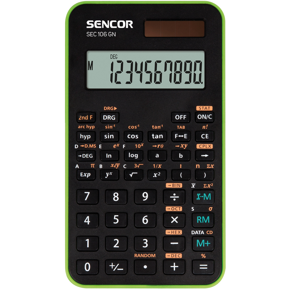 SENCOR SEC 106 GN školní kalkulačka zelená