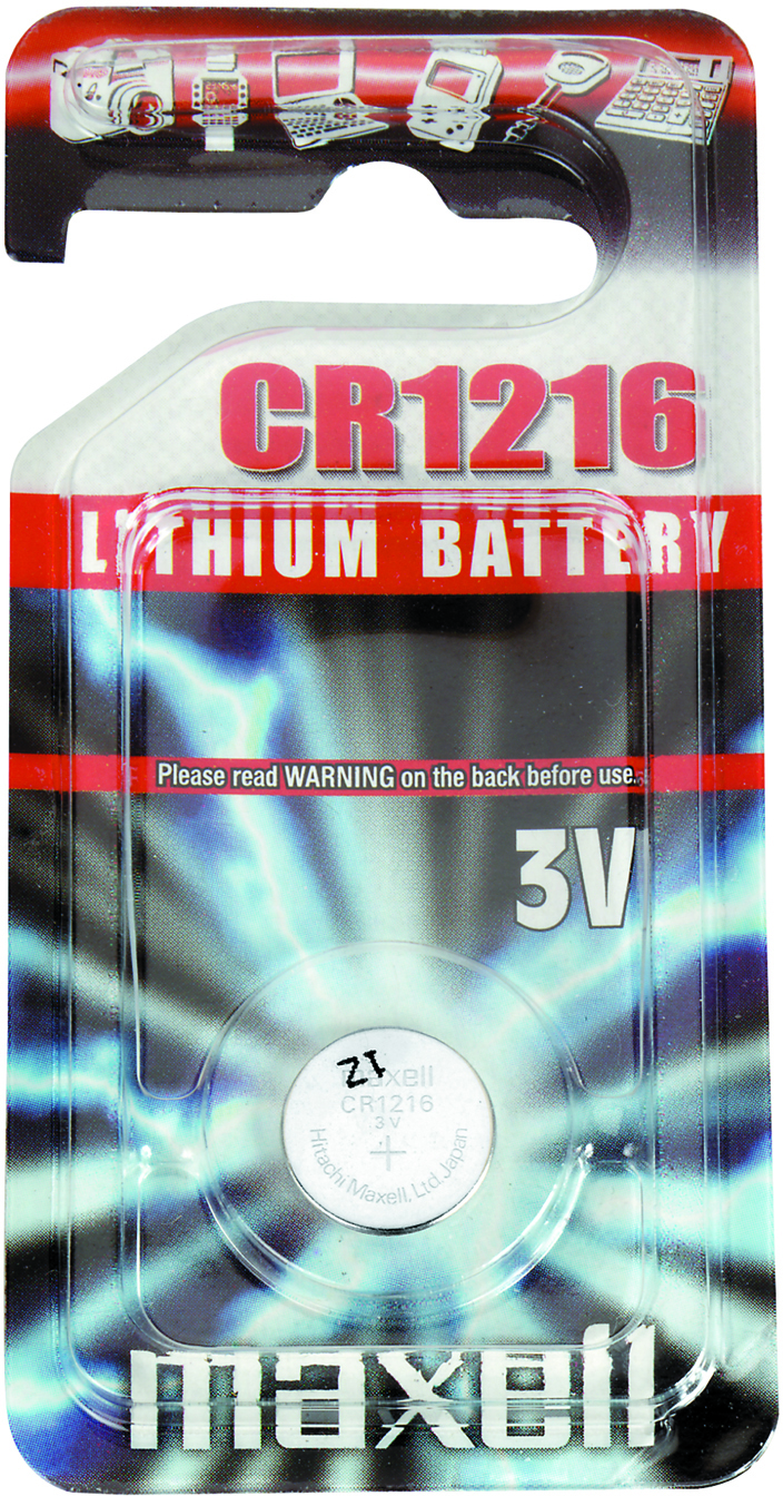 MAXELL CR 1216 baterie 3V lithiová mincová
