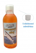 JUKO lososový olej 500ml s odměrkou, doplněk stravy pro zvířata