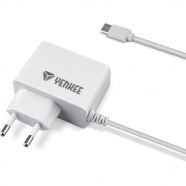 YENKEE YAC 2017WH micro USB nabíječka bílá