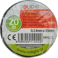 SOLIGHT AP02C 15mm x 20m izolační páska černá