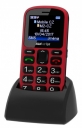ALIGATOR A321RB DS telefon senior černo červený