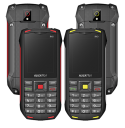 ALIGATOR R40BR eXtreme mobilní telefon černo-červený