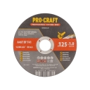 PROCRAFT CD125x1.0b sada řezných kotoučů 10ks 125