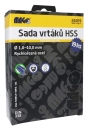 MAGG sada vrtáků HSS 19ks 1-10mm
