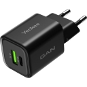 YENKEE YAC C25 GAN nabíječka 25W 1xUSB-A 1xUSB-C