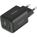 YENKEE YAC C35 GAN nabíječka 35W 1xUSB-A 1xUSB-C