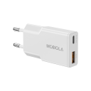MOBIOLA CT30AC-WH power adapter USB-A + USB-C 30W