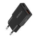 MOBIOLA CT20AC-BK nabíječka USB-A + USB-C 20W černá