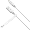 YENKEE YCU 615 WH silic kabel MFi - USB A 1,5 bílý