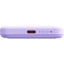 YENKEE YPB 501PE power bank 5000mAh MagSafe SILIC fialová
