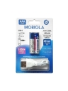 MOBIOLA baterie AAA mikrotužková 400mAh nabíjecí USB-C 2ks