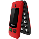 MOBIOLA MB610 mobilní telefon V SENIOR DS červený