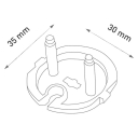 RETLUX RPS 10 záslepka do zásuvky 1ks