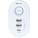 RETLUX RPC 72 prodlužovačka pod stůl 3z 1xUSB-C 2xUSB-A bílá