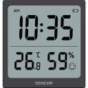 SENCOR SWS 1400 teploměr s hodinami