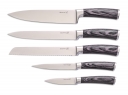 G21 sada nožů Gourmet Rustic 5ks + bambusový