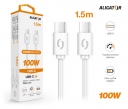 ALIGATOR kabel USB-C/USB-C power 5A 100W 1,5m bílý DATKP47