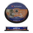 VERBATIM DVD-R 10ks spindl 4.7GB