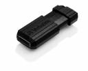 Flash Disk 8GB VERBATIM PinStripe černý