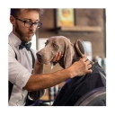 kartáč pro psy oboustranný 25x6,7x6cm Barbbershop