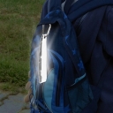 Reflexní přívěšek s karabinou S.O.R. stříbrný