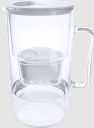 KLUGE KF02 filtrační konvice skleněná + 2x filtr