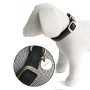 obojek kožený 20mm 35-50cm černý MYLORD