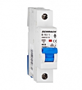SCHRACK jistič B16A 1 pólový 6kA AMPARO AM618116