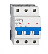 SCHRACK jistič B20A 3 pólový 6kA AMPARO AM618320