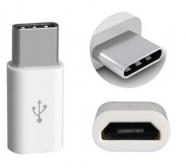 ALIGATOR adaptér micro USB - micro USB typ C bílý SMA0465