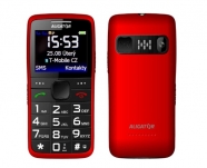 ALIGATOR A675RD telefon senior červený st.n.