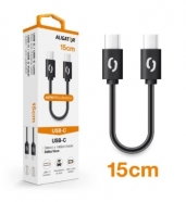 ALIGATOR kabel USB-C/USB-C power 15cm černý DATKP44