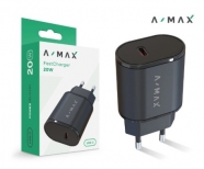 ALIGATOR AX0002V cyhtrá nabíječka 20W USB-C černá Power Delivery