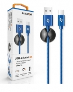 ALIGATOR kabel USB C premium 2A 1m modrý DATKP15