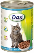 DAX konzerva pro kočky 415g ryba 9941