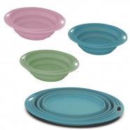 miska pro zvířata cestovní silikonová ovál 0,5l