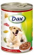 DAX konzerva pro psy 415g hovězí
