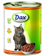 DAX konzerva pro kočky 830g drůbeží 10705