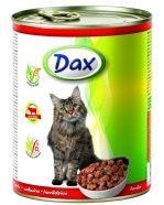 DAX konzerva pro kočky 830g hovězí 10712