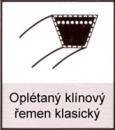 řemen klínový 10 x 830 Li