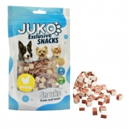 JUKO SNACKS 70g chicken meat, liver, fish granul