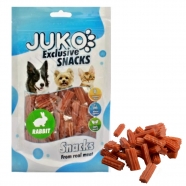 JUKO SNACKS 70g Rabit spiral stick 2cm