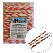 JUKO SNACKS tyčinka bůvolí se slaninou 13cm (8-10g) 100ks