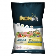 IRONpet pes granule 1,5kg Adult mini turkey