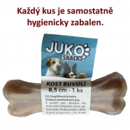 JUKO SNACKS kost buvolí 8,5cm 25g 1ks