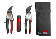 BESSEY nůžky na plech sada + obal (D39ASS + D39ASSL + TLBE + textilní obal)